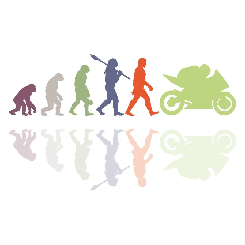 Motorcycle Evolution Vintage Shadow Biker