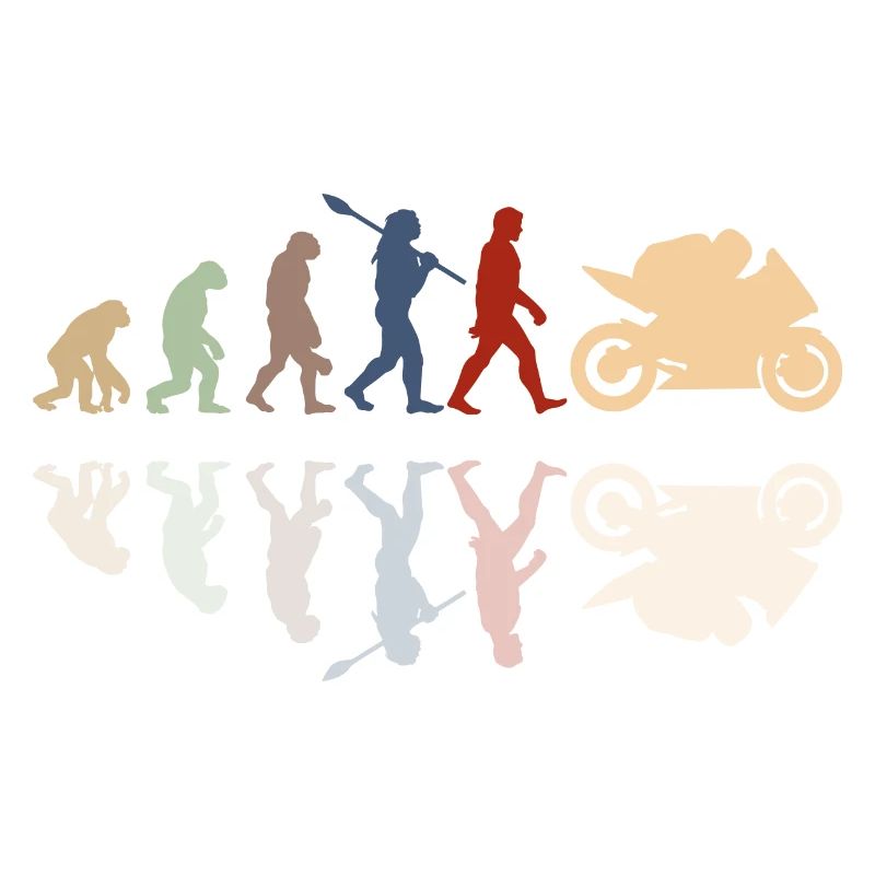 Motorcycle Evolution Vintage Shadow Biker