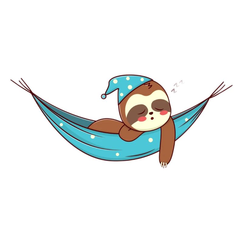 Sleeping Sloth Cute Cute Sloth Gift Idea