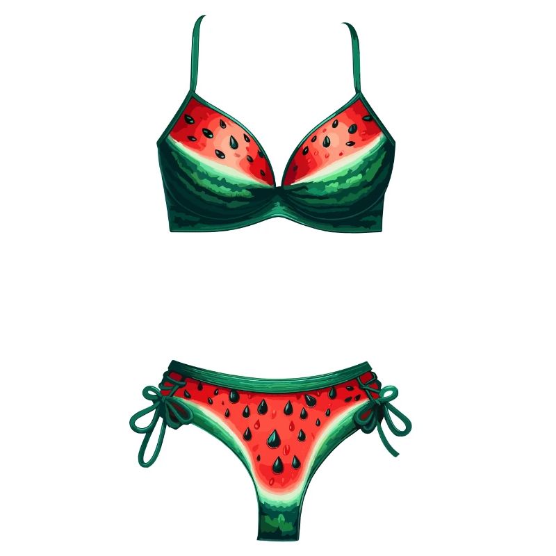 Chemise de bikini pastèque Cadeau pastèque