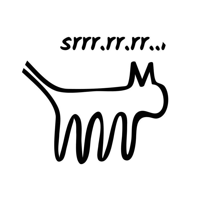 Purring cat