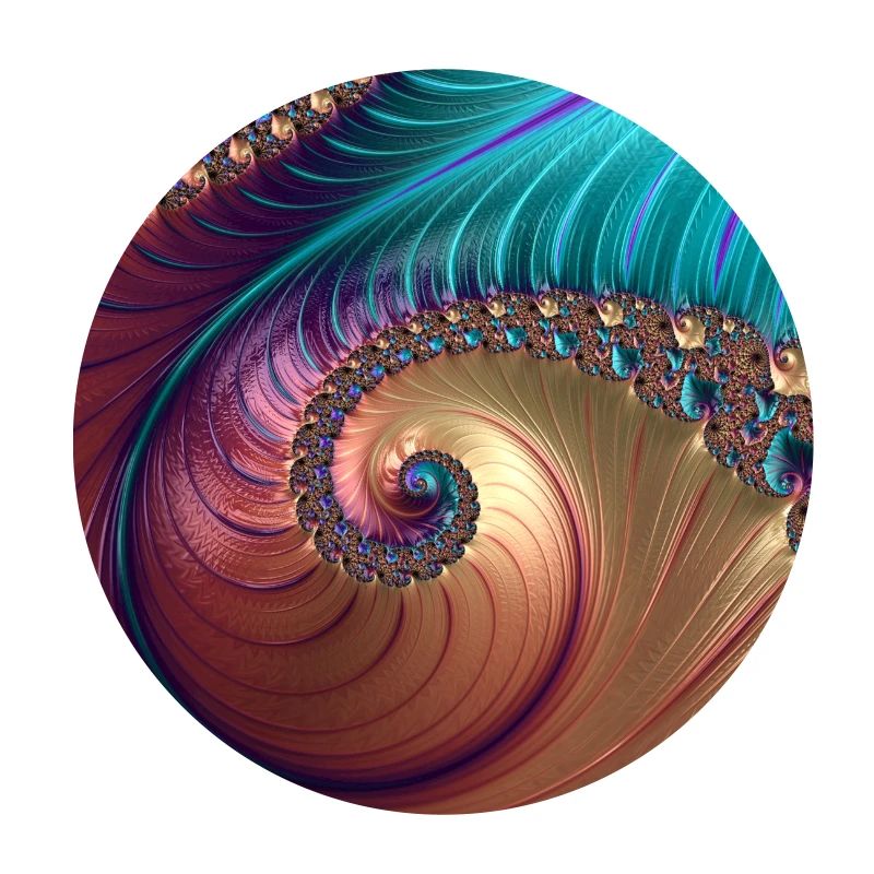 Fractal colors pattern ornaments colorful psychedelic