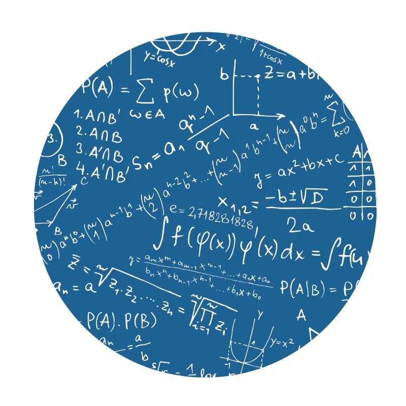 Math Equation Pattern, Quadratic Formula Math Gift