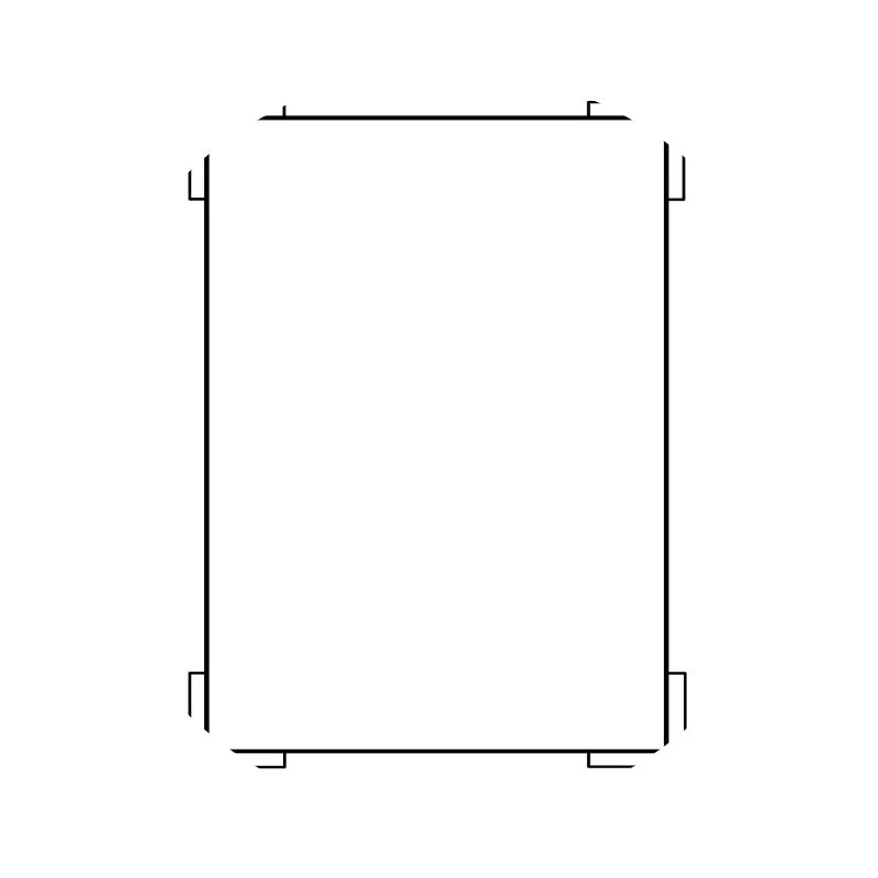 Black border with lines basic text