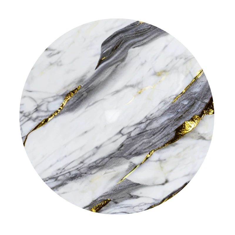 Marble White Gold Structure