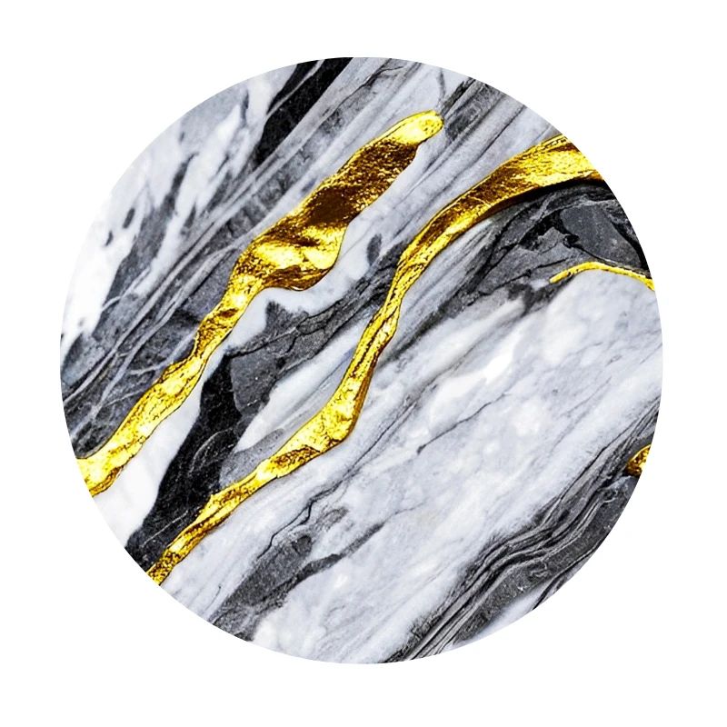 Marble gold structure