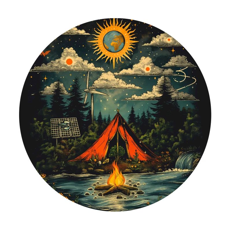Camping unter den Sternen