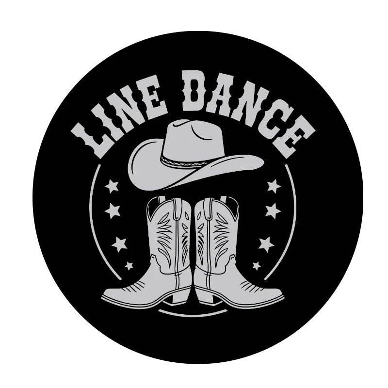 Line Dance Button Magnet Line Dance Dance Hobby