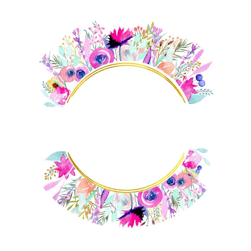 Fleurs Circle Spring personnalisable