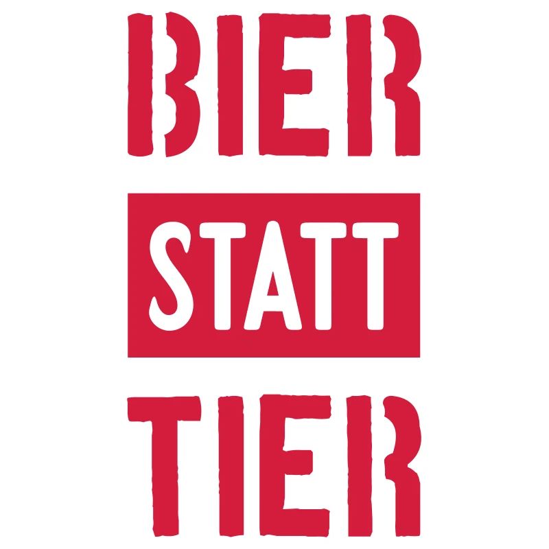 BIER STATT TIER VEGAN