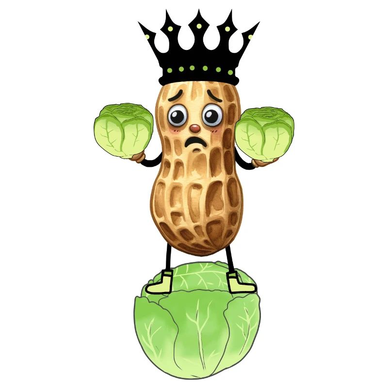 Peanut Cabbage Vegetable King Cabbage Funny