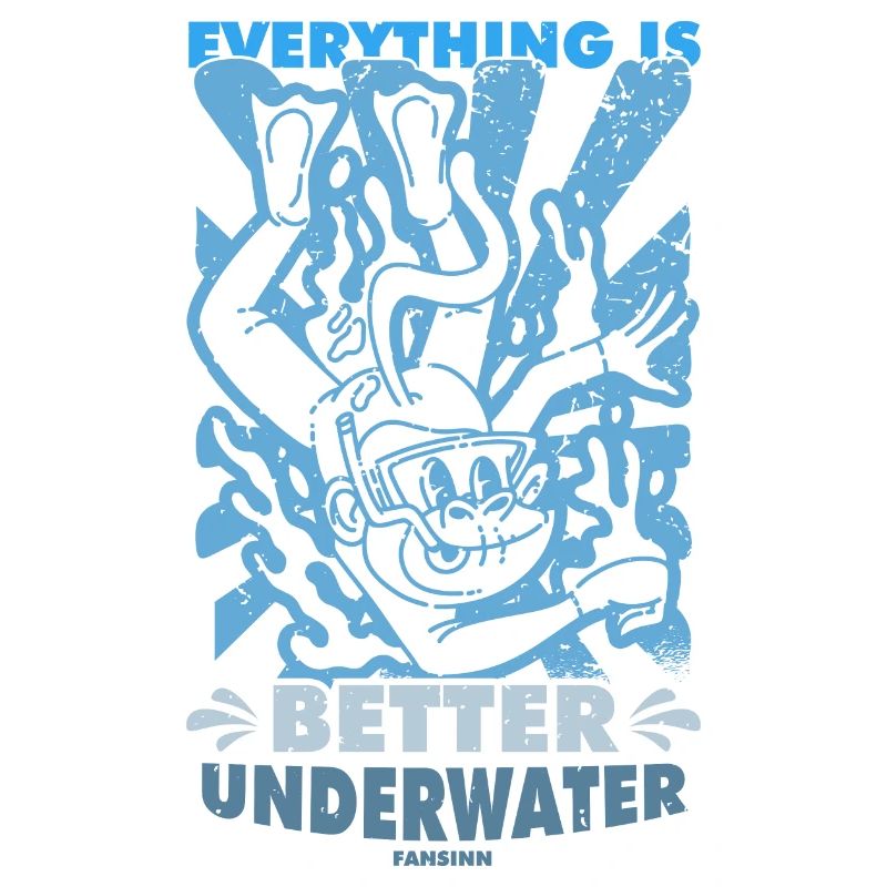 Diving Scuba Instructor Holiday Summer Gift