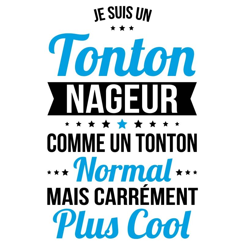 Tonton nageur comme un tonton normal plus cool