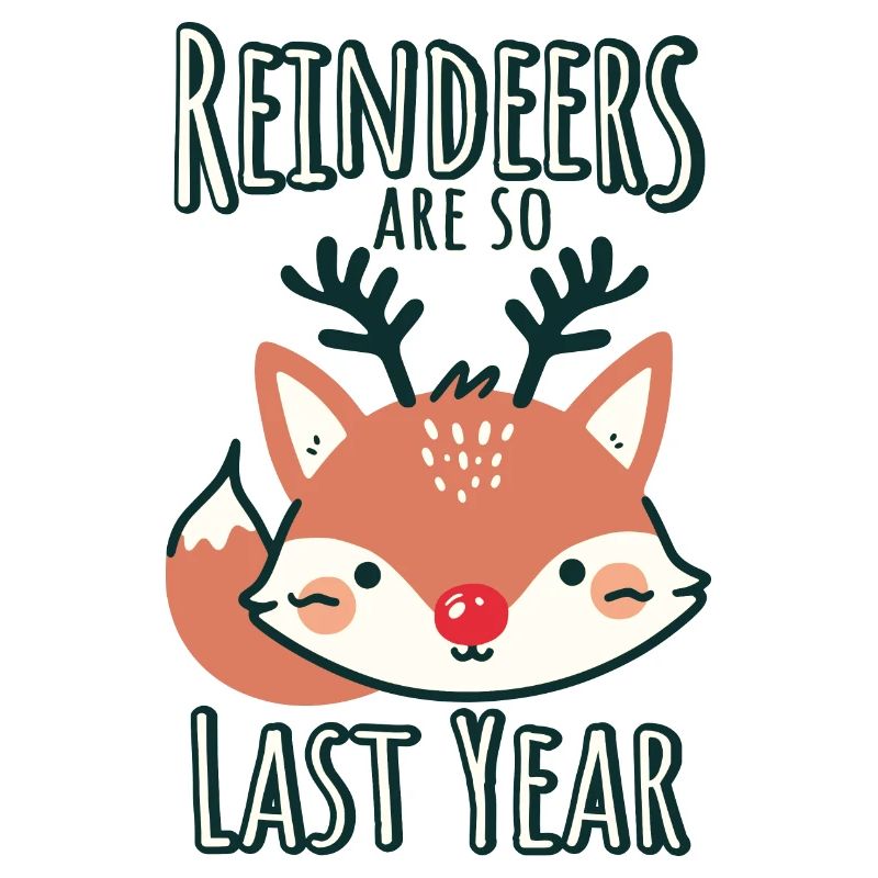Fuchs Weihnachten Fun Spruch