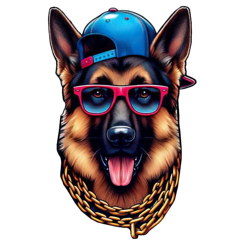 Deutscher Schäferhund Der Rapper