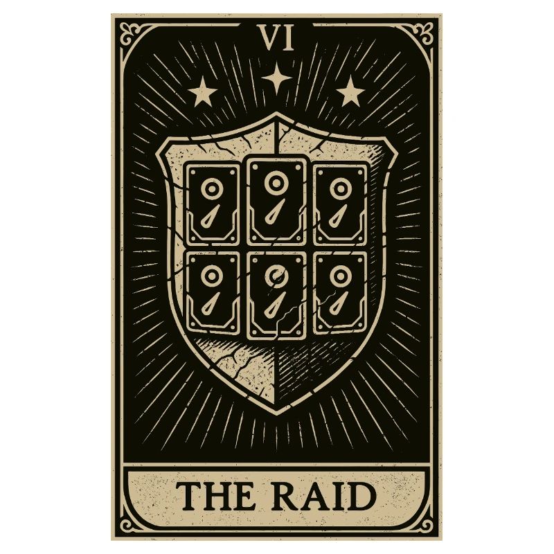 Tarot Datahoarding : Le bouclier RAID