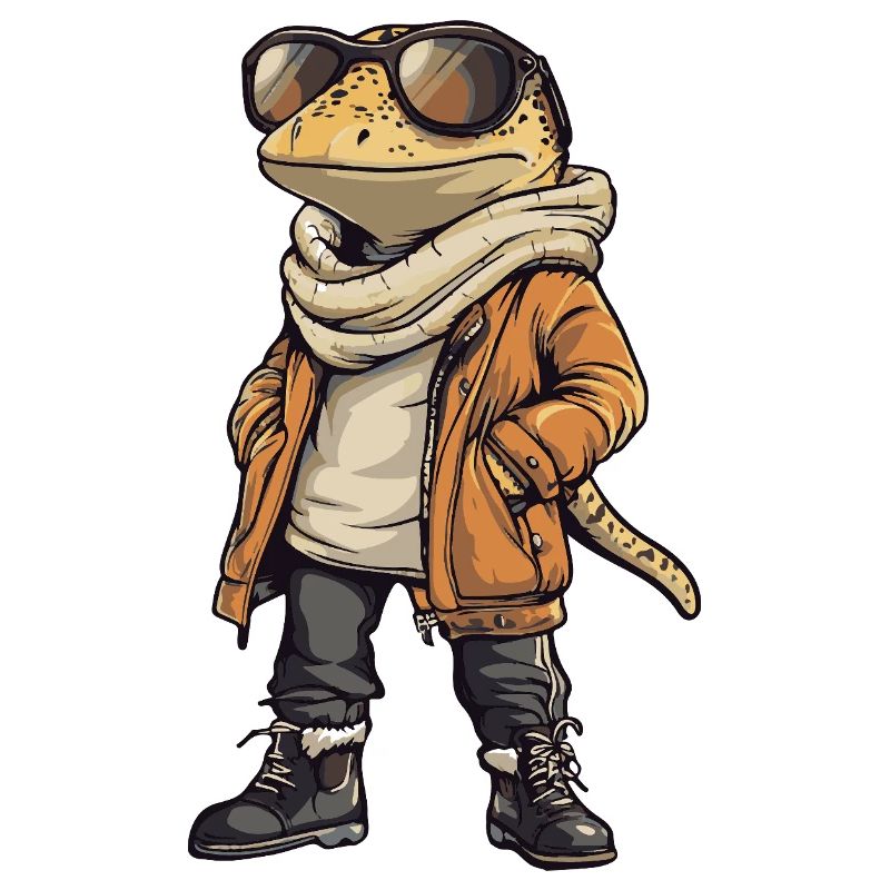 Lizard Cool Winter