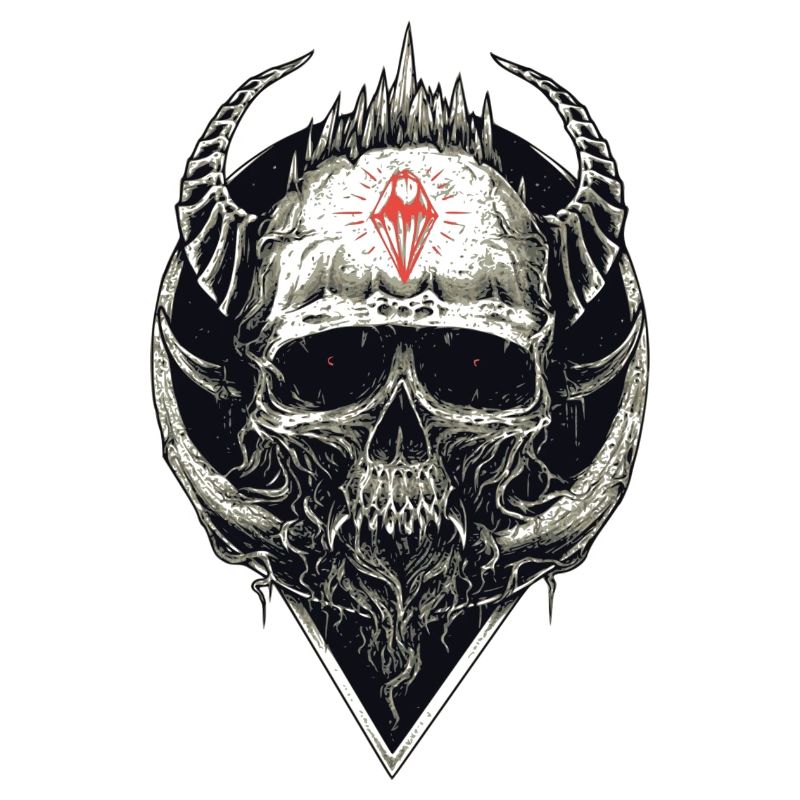 Devilish skull
