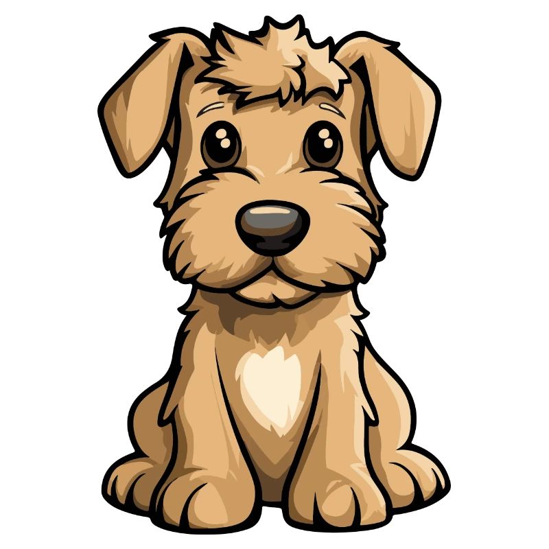 Airedale Terrier Chien Comique Bébé