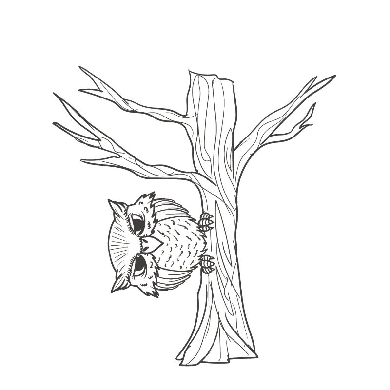 Eule Uhu Be Different Eulen Geschenk