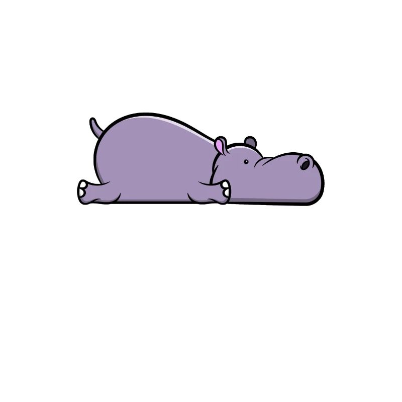 Je déteste les lundis Bureau hippo Je déteste les lundis
