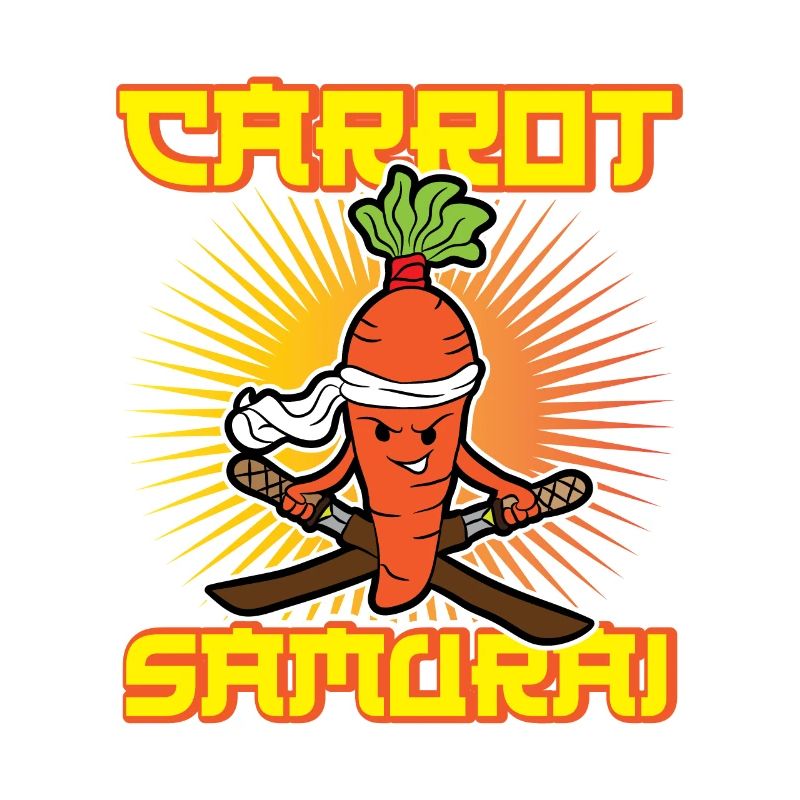 Vegetable carrot samurai