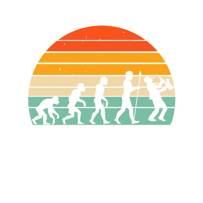 Evolution saxophone player