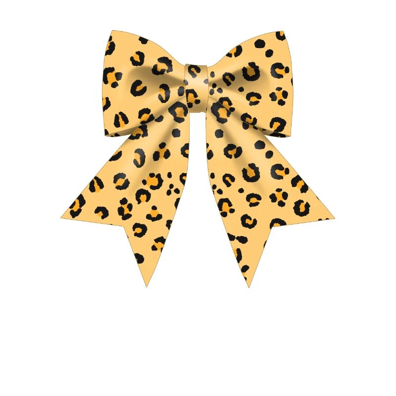 Große Schleife mit Leopard Muster Geschenk