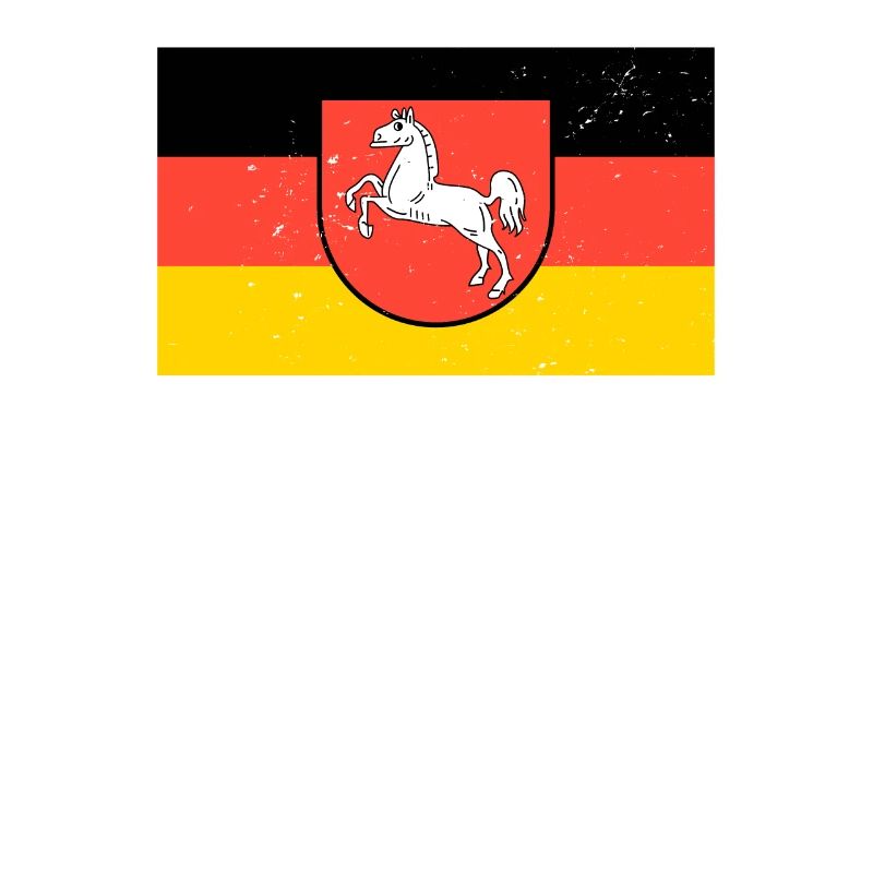 Drapeau de la Basse-Saxe drapeau armoiries drapeau cadeau