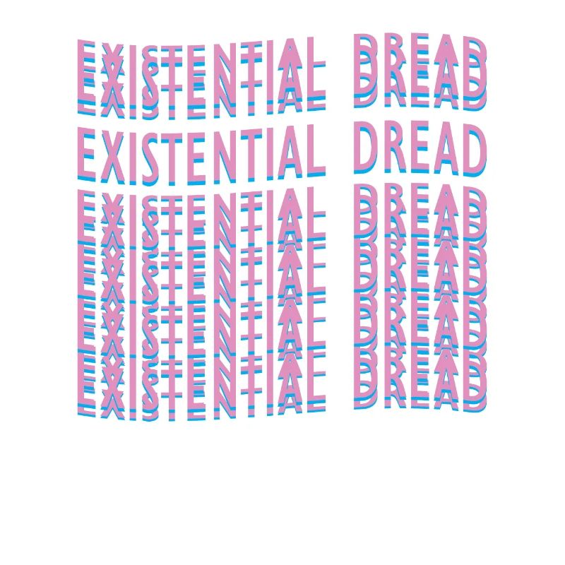 Produit Existential Dread Retrowave Aesthetic