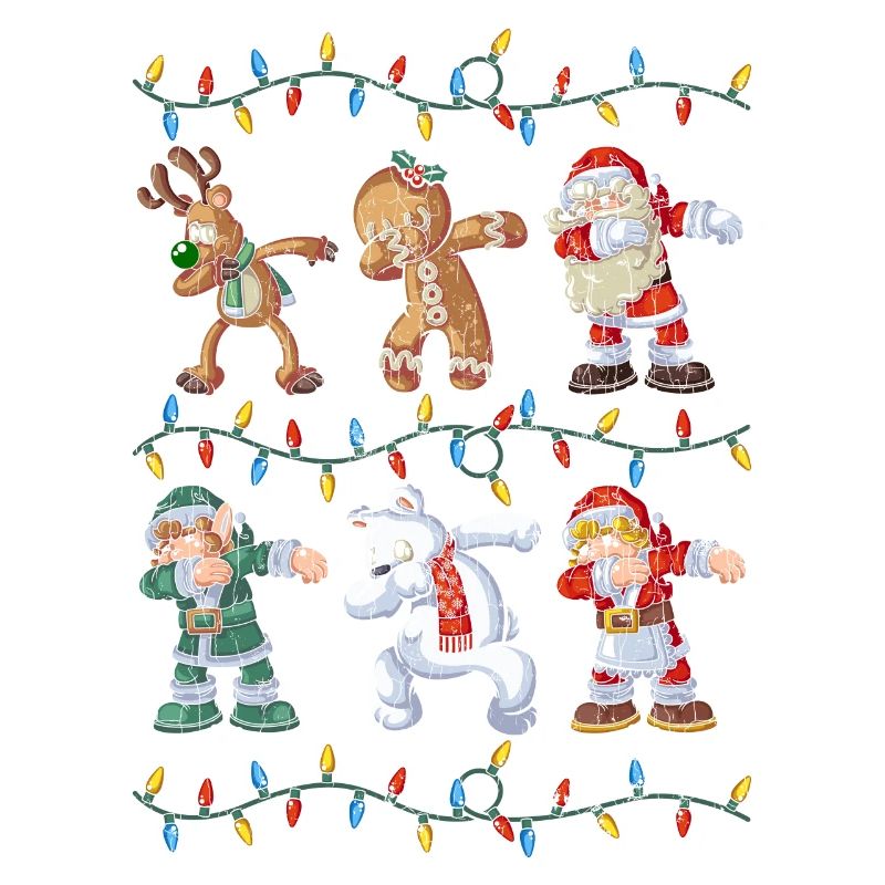 Dabbing Santa Reindeer Elf Bear Gingerbread Gifts