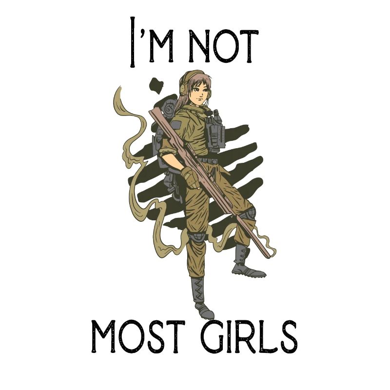 female soldier tshirt uniform comrade gift idea