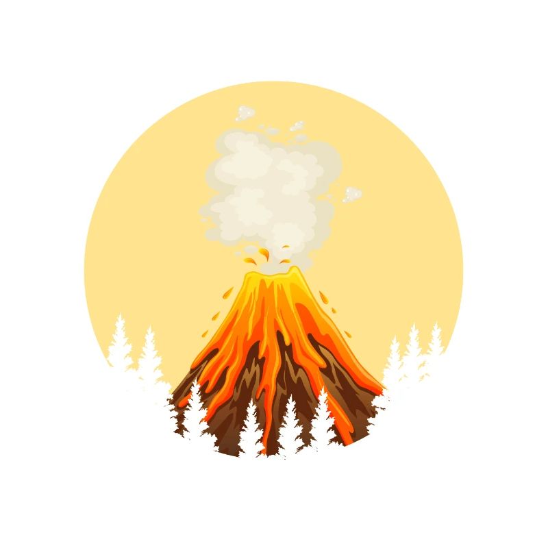 Cool volcano design