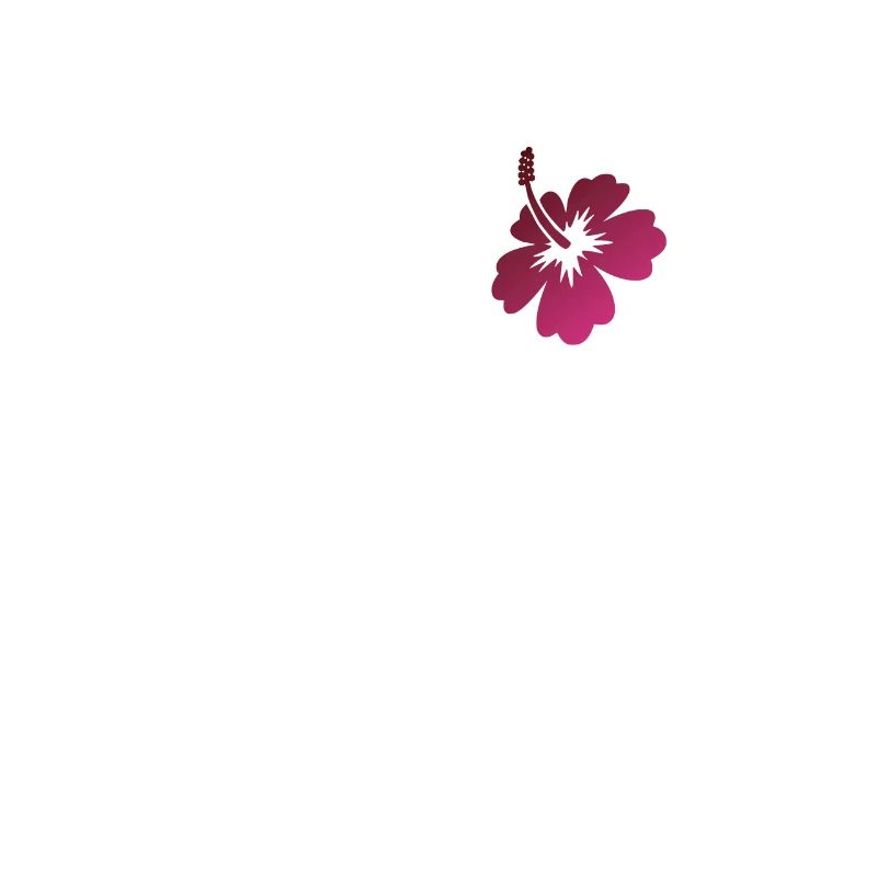 Jardin de symbole d'amour de fleur d'Hawaï