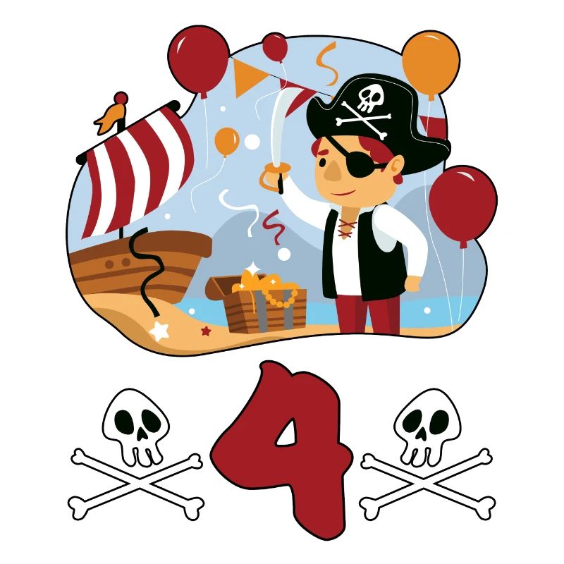4 ans Fun Anniversaire d’enfant Fun