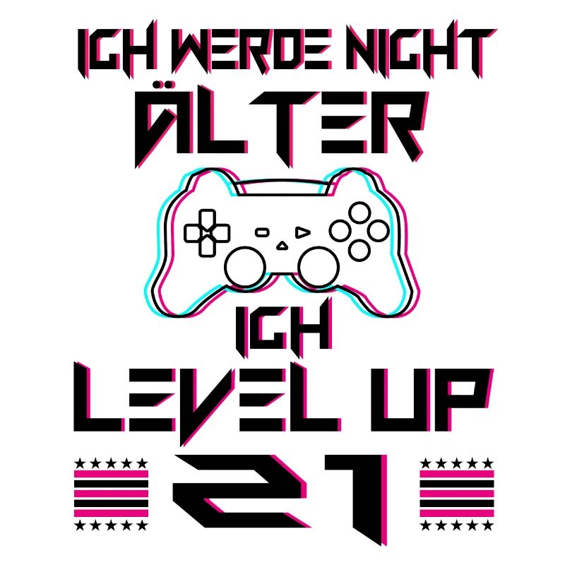 21 Geburtstag Geschenk Level 21 Complete 21 Jahre