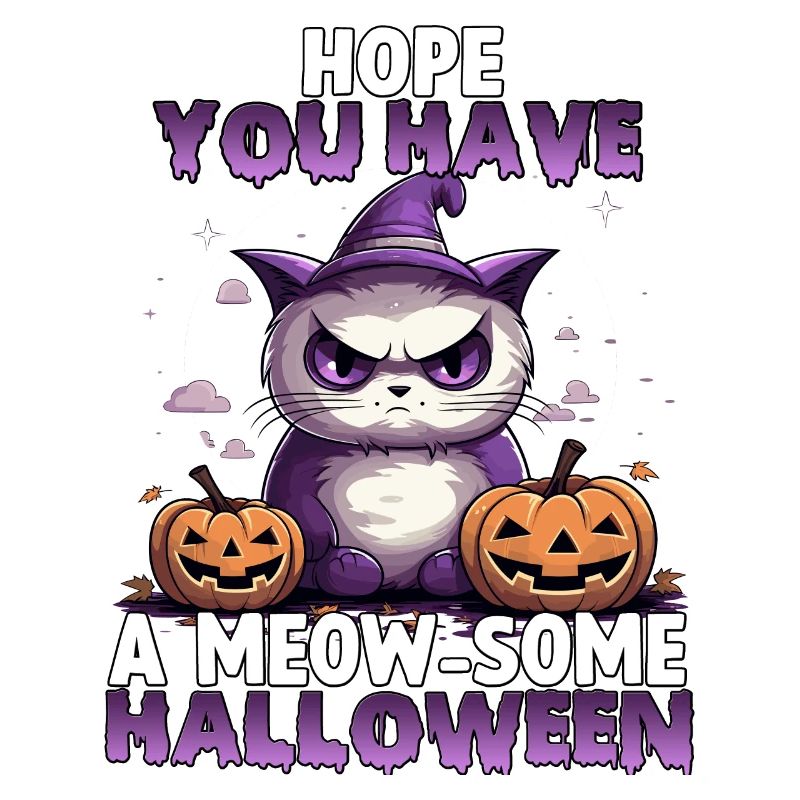 Grumpy Katzen Halloween Kostüm Katzen