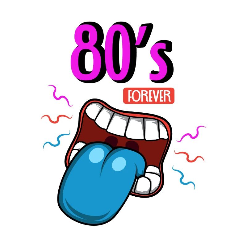 80s forever 80s symbol gift
