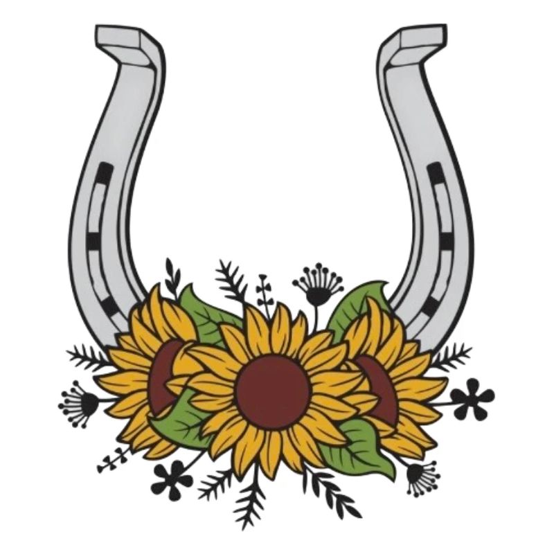 Sunflower Horseshoe Pattern
