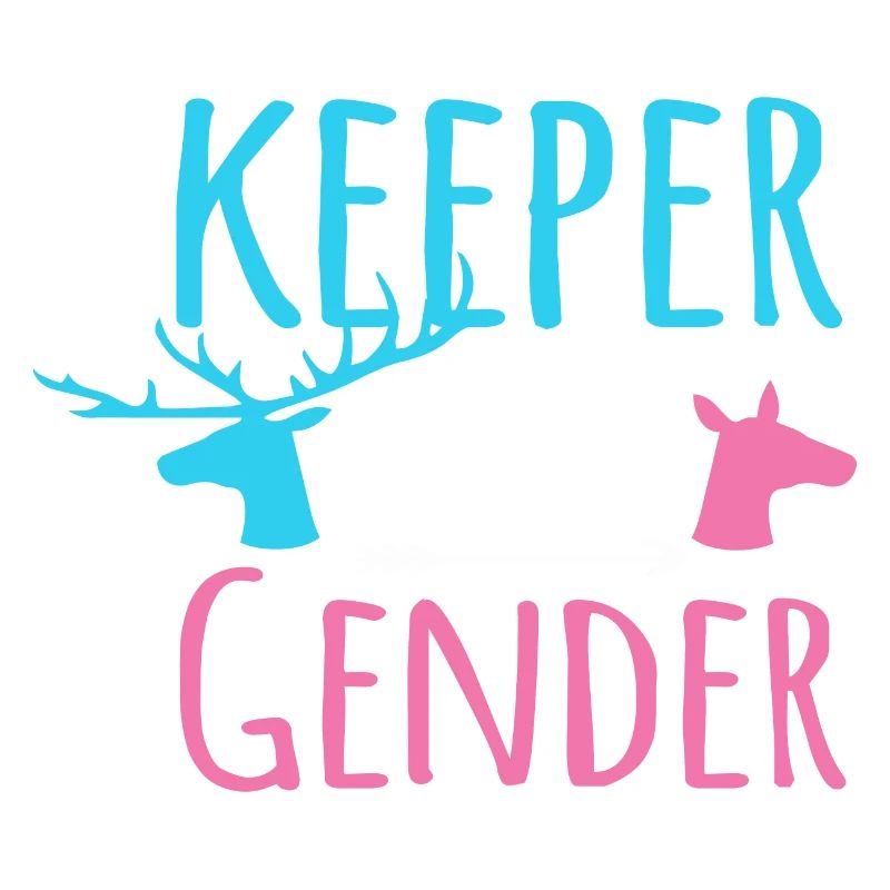 Keeper des Geschlechtsbocks oder Doe in Blau und P