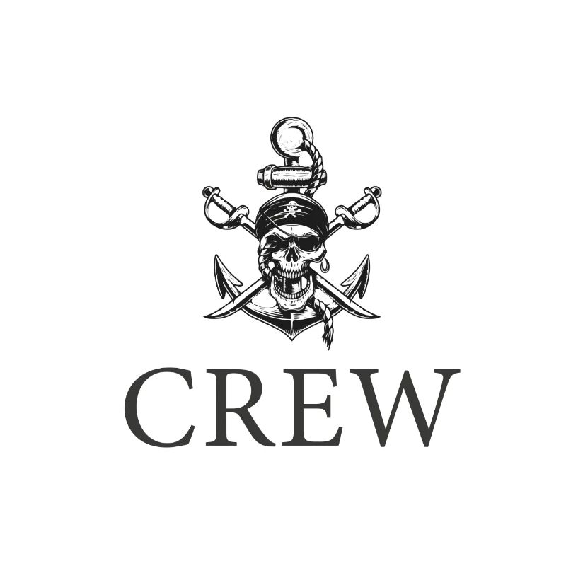 Skull Crew FatMonkeyDesigns gray
