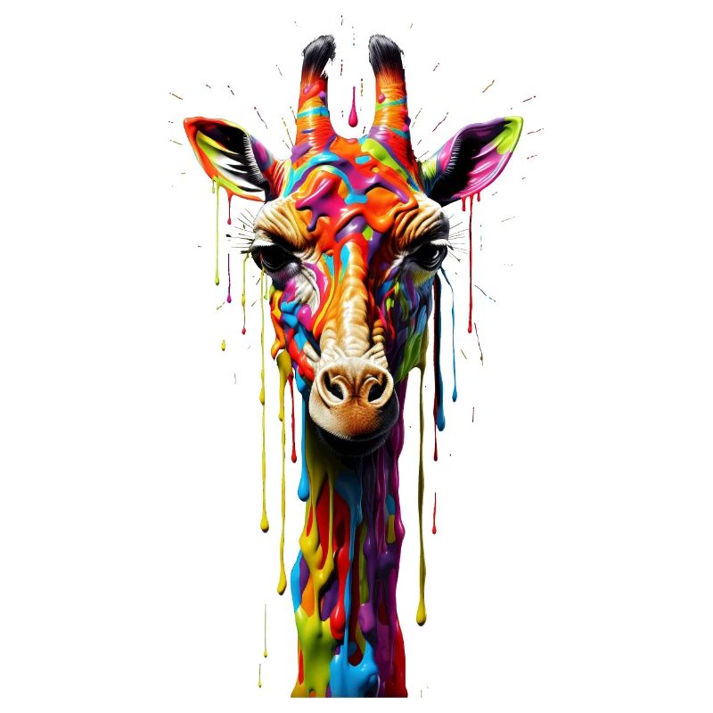 Rainbow Giraffe