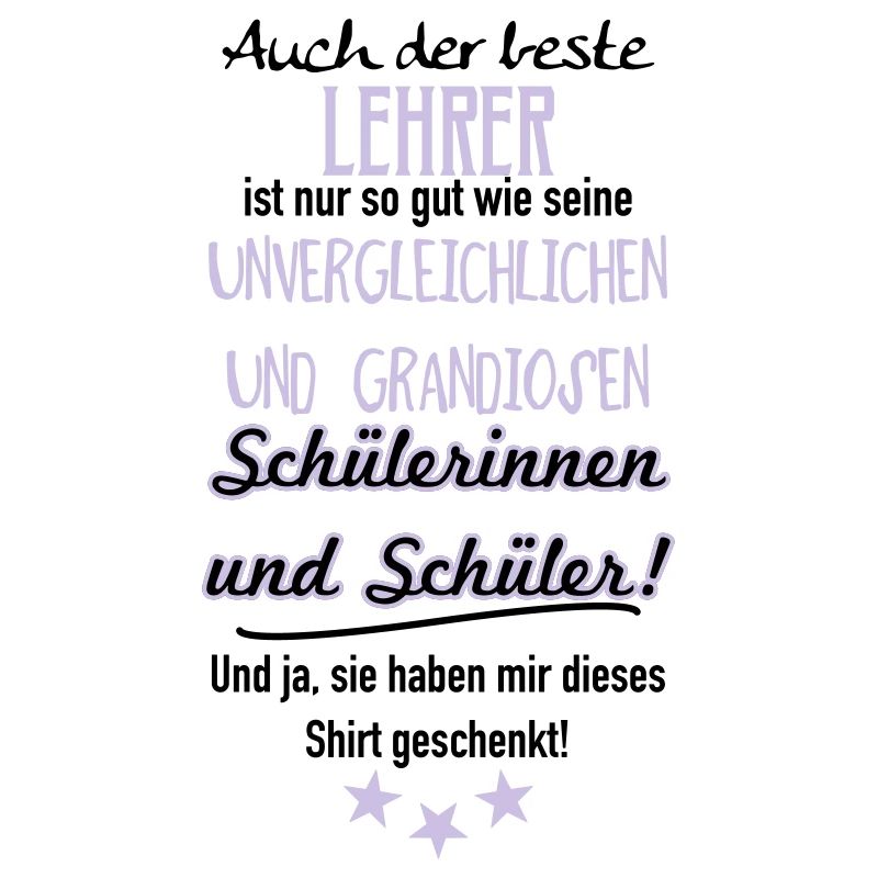 Bester Lehrer Shirt