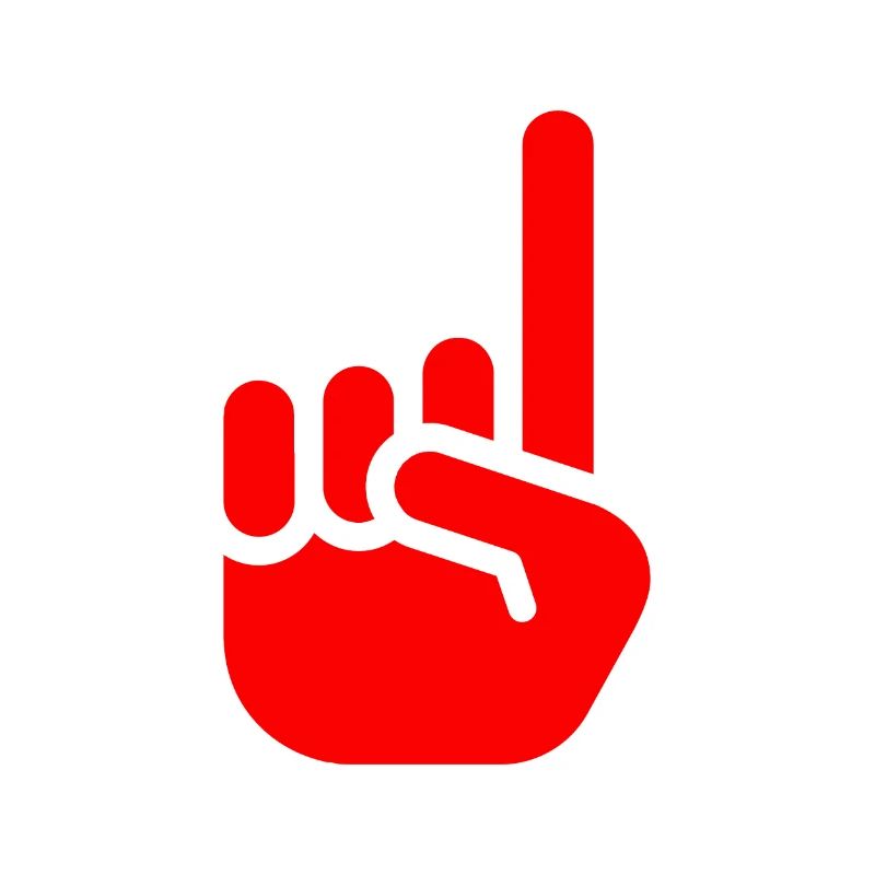 Zeigefinger rot