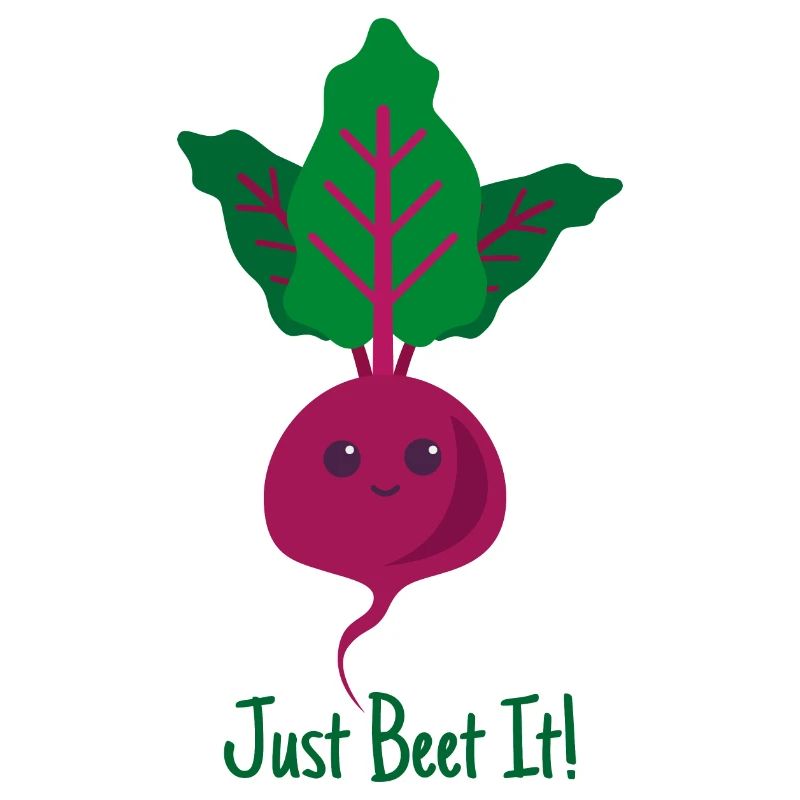 Just beet it Geschenk Pflanzen Vegan Spruch