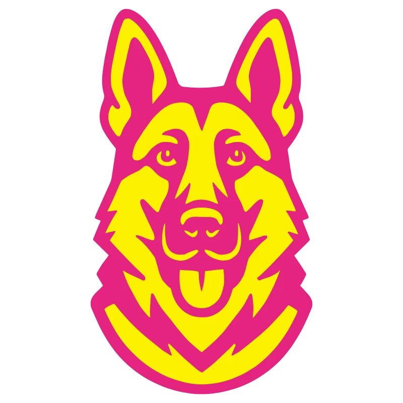 German Shepherd Pop Art