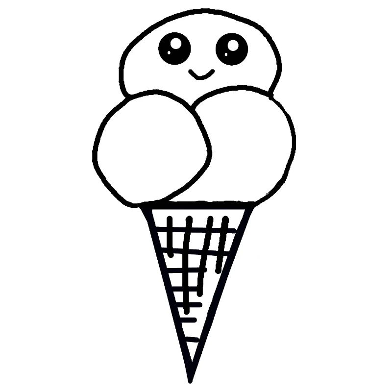 Eis Eiswaffel Eistüte Eiscreme Eiskrem