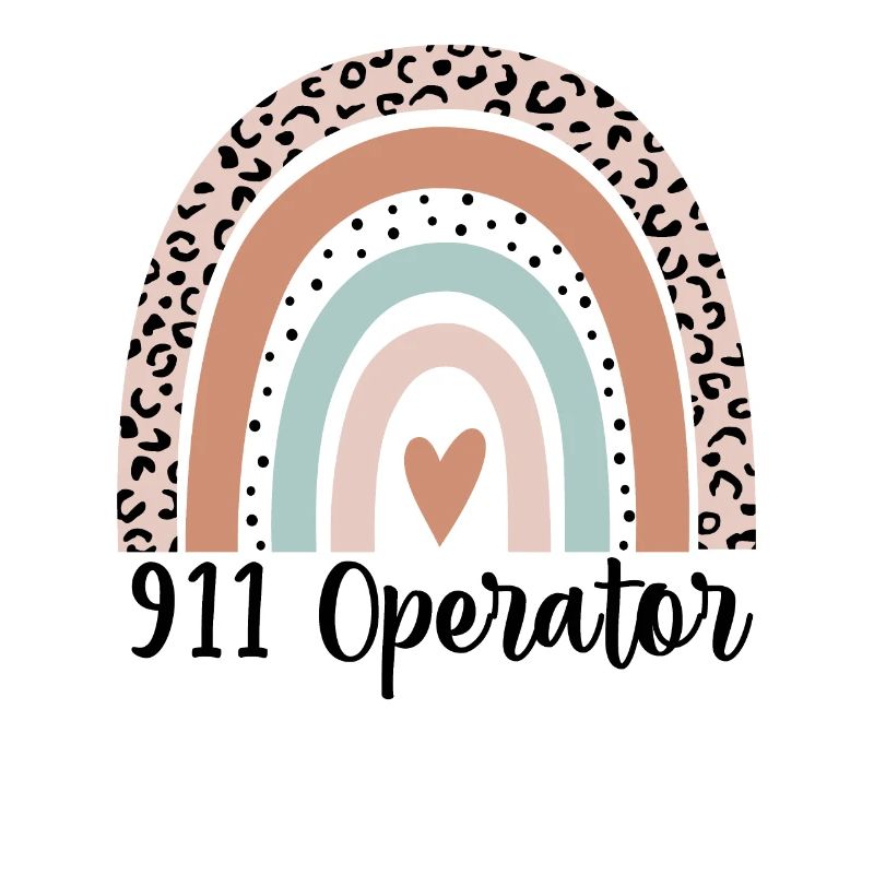91 Operator Rainbow Leopard Funny