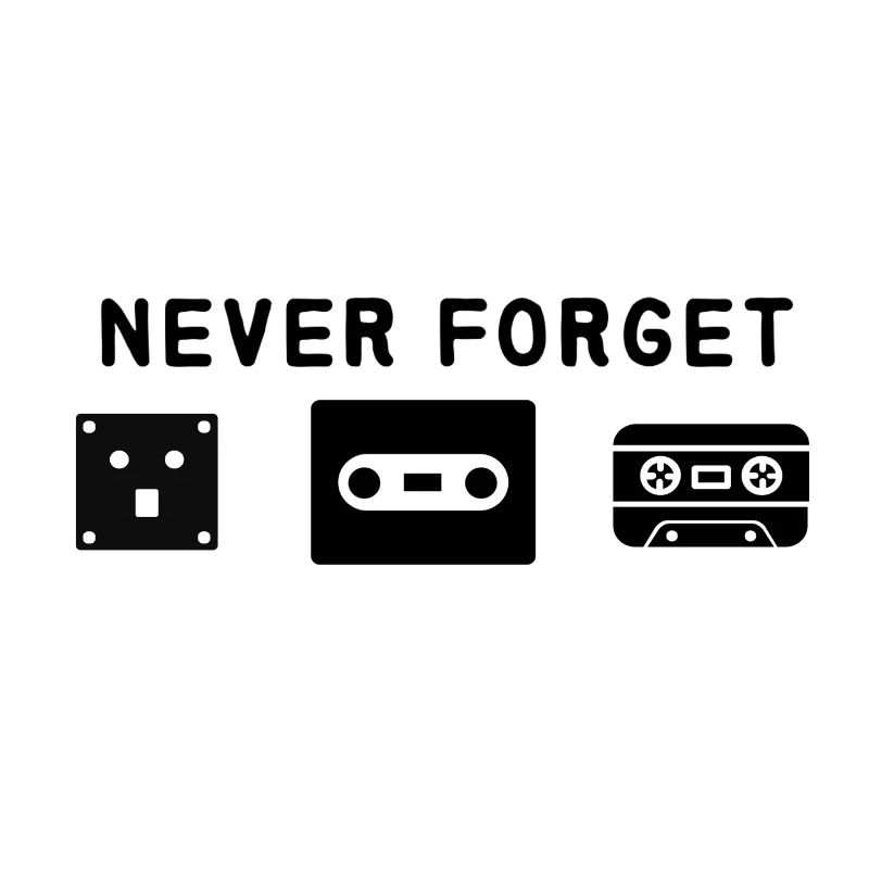 never forget floppy disk