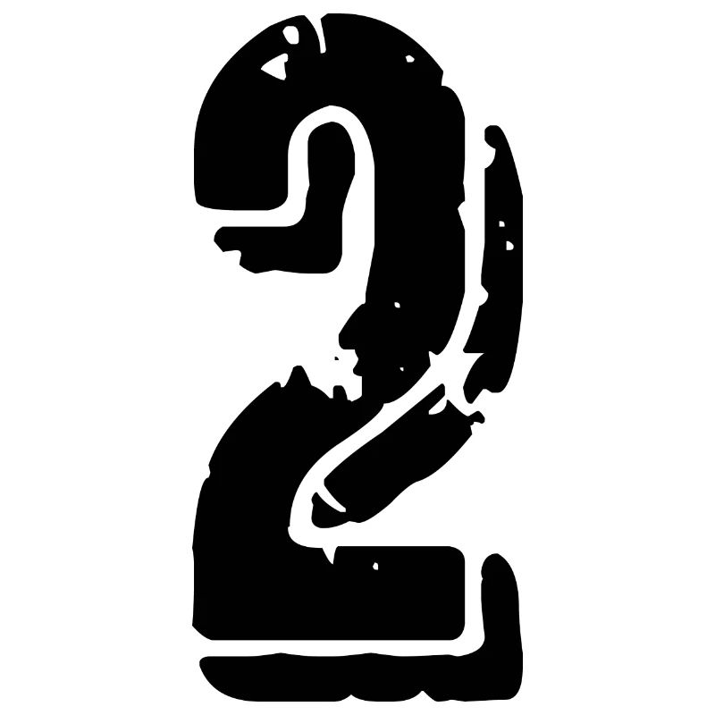 2 Number jersey